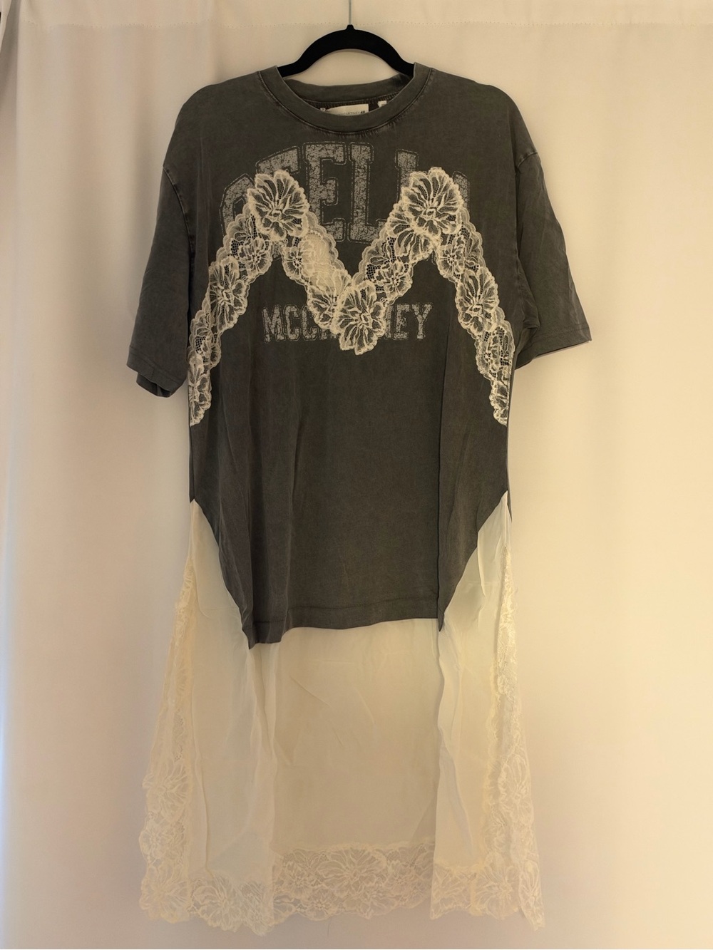 Stella McCartney H&M Lace Trim T-Shirt Dress Small BRAND NEW WITH TAGS
